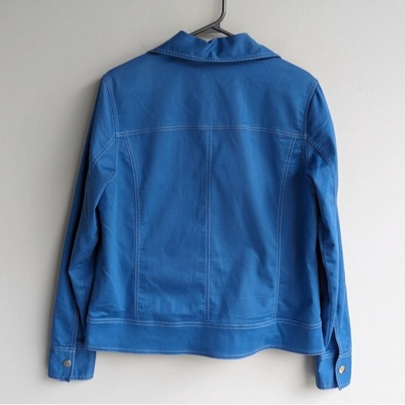 Koret blue button down light jacket - Picture 4 of 6